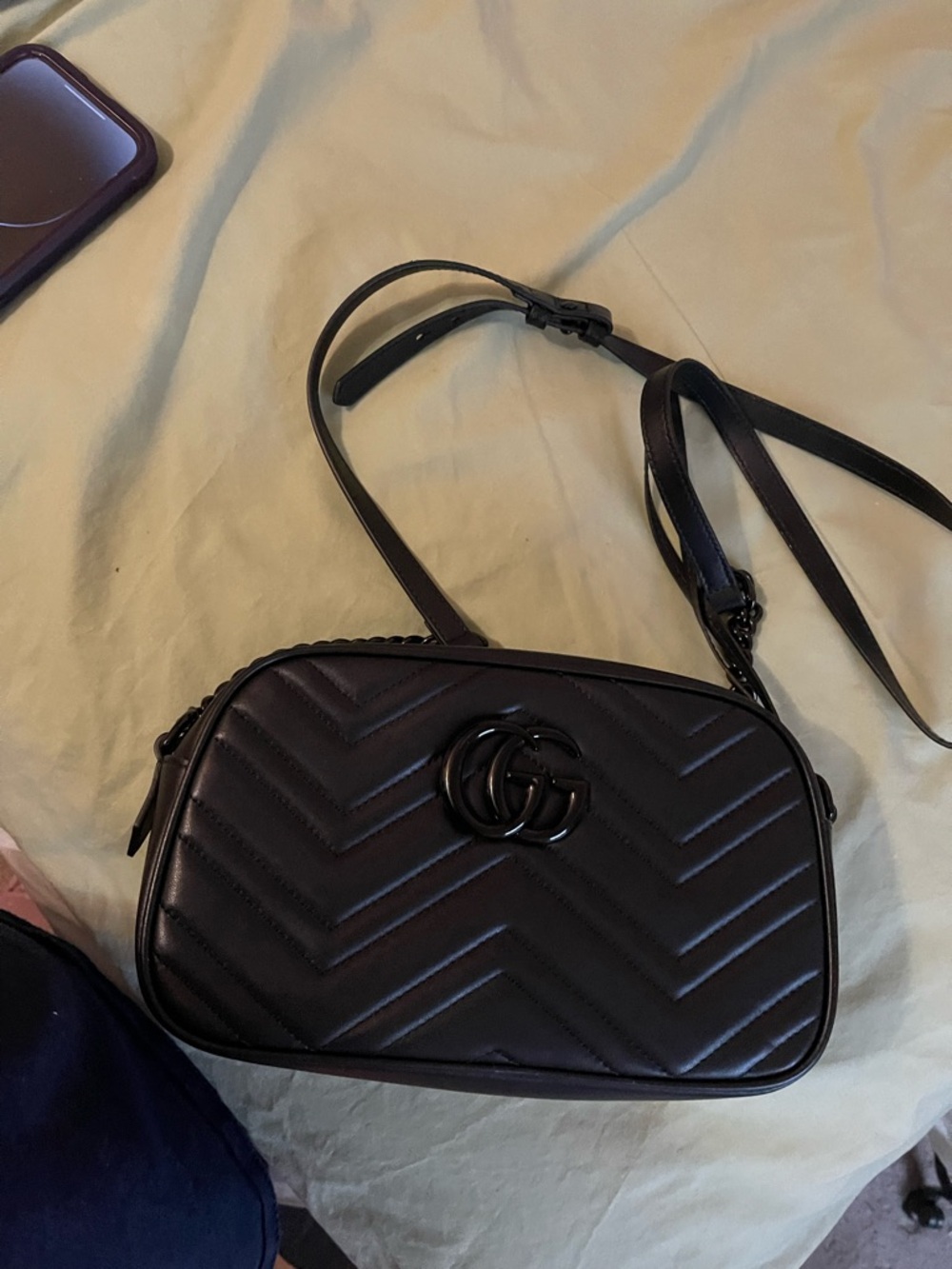 Gucci Black Leather Zip Pouch - Picture 4 of 6